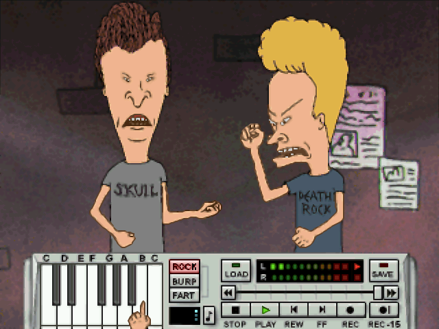 MTV's Beavis and Butt-Head in Virtual Stupidity (Windows/English)