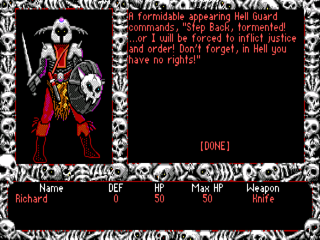 Escape From Hell (DOS/English)